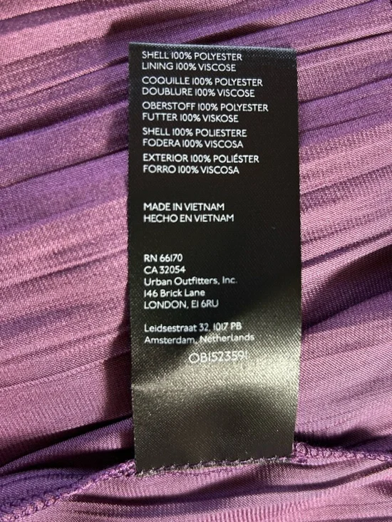 Anthropologie Deep Plum Maxi Dress with Smocked Waist - Picture 5 of 7